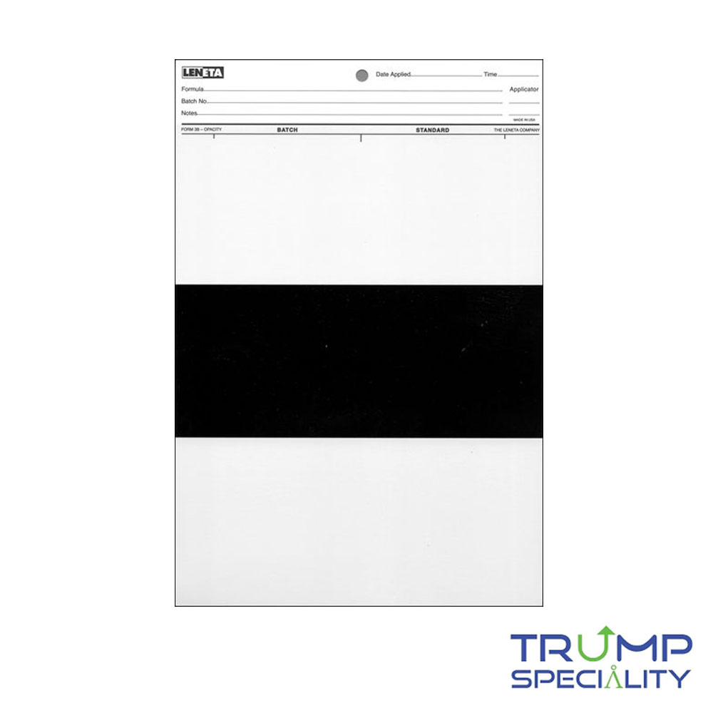 Form 3B Opacity Chart Form 3B Opacity Chart