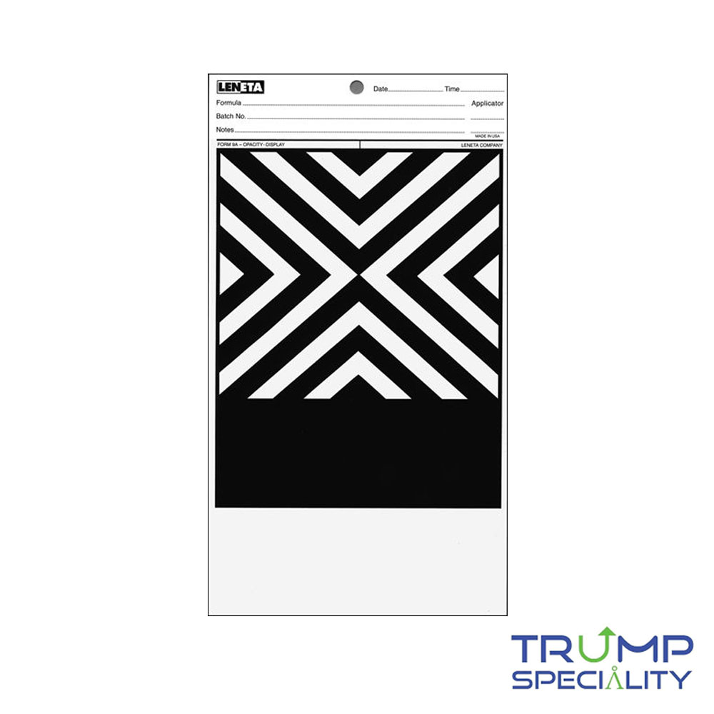 Form 9A Opacity-Display Chart Form 9A Opacity-Display Chart